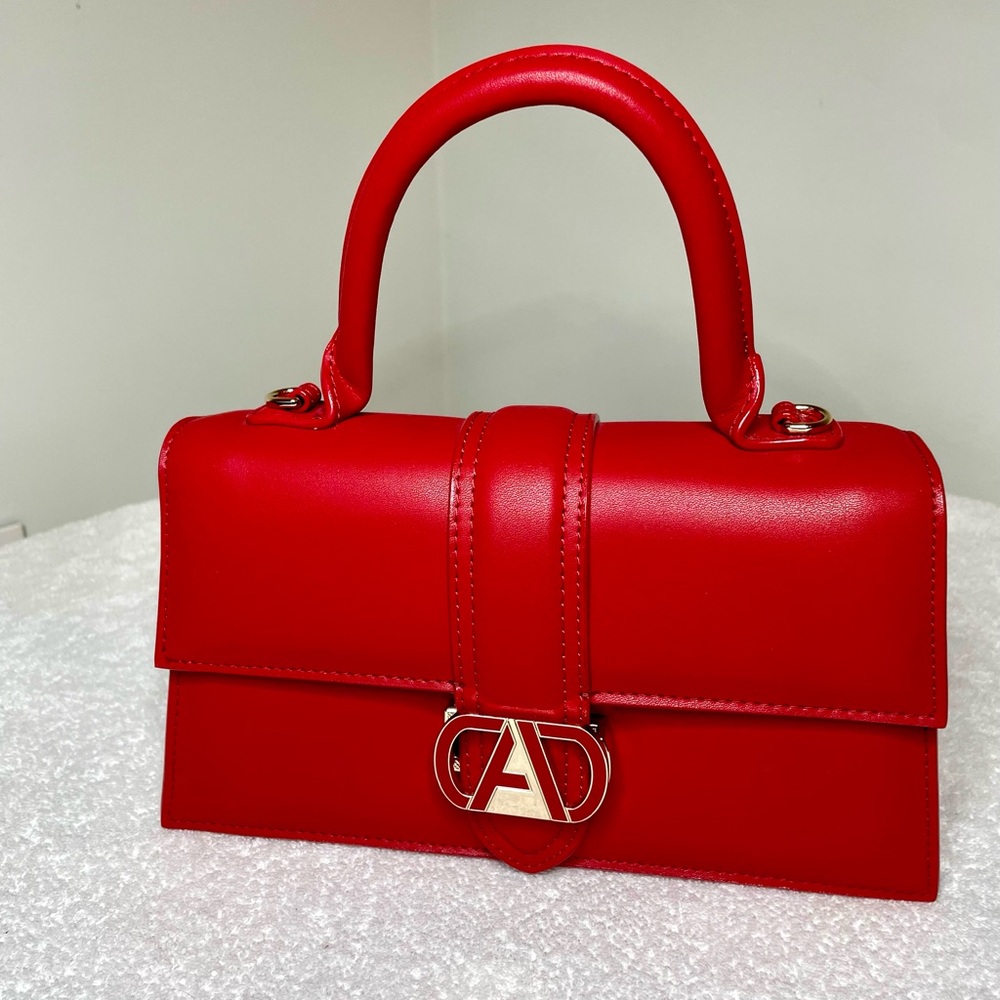 Red Designer Handbag - Picture 7 of 13
